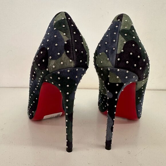 CHRISTIAN LOUBOUTIN Kate Plume 100 Studded Pump - Picture 6 of 13